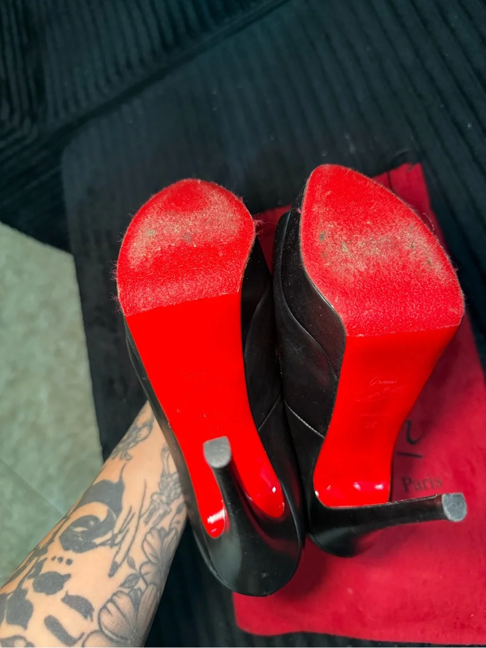 Christian Louboutin Alta Poppins Platforms
